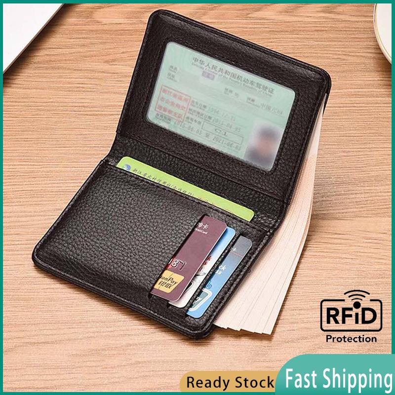 Pemegang Kad Flip Dompet Poket Slim Pemegang Kad Berbilang Fungsi ...