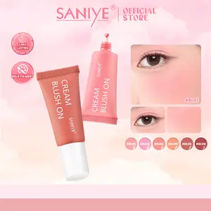 SANIYE KOL Blush On Cream Liquid Blush Multi Use Perona Pipi High Pigmented 6 Color R1299