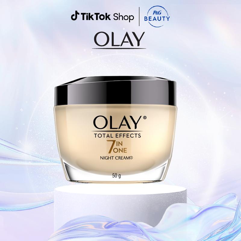 [Độc Quyền KOC] Kem Dưỡng Ẩm Ban Đêm Phục Hồi & Làm Chậm 7 Dấu Hiệu Lão Hóa OLAY TOTAL EFFECTS 50G