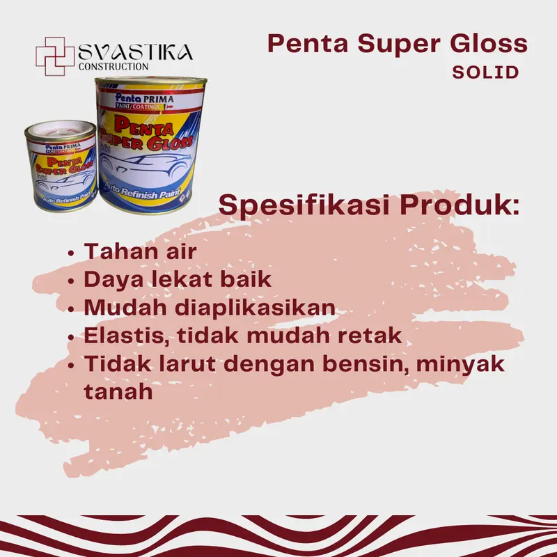 Cat Penta Gloss 200g - Cat Duco Mobil Super Gloss Solid - Paint, Car 2