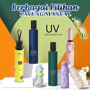 Payung MANUAL Anti Sinar Matahari UV  dengan metode buka tutup secara  Manual