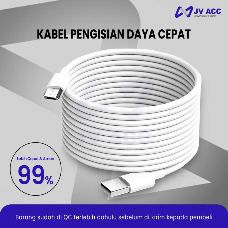 KABEL CHARGER KAMERA CAMERA CCTV MICRO USB PANJANG KABEL 8 METER 1