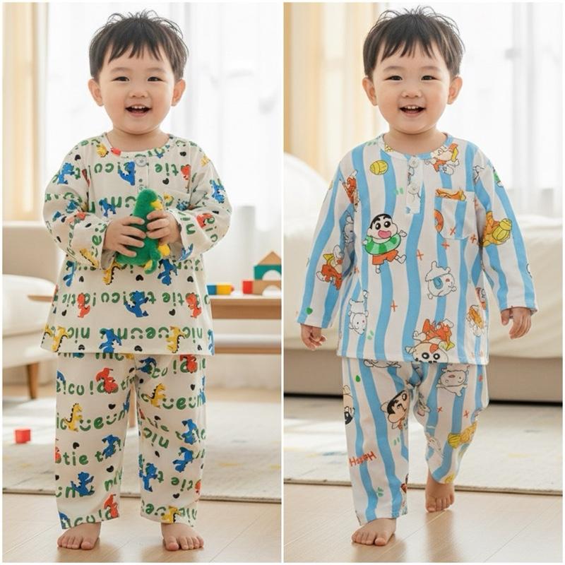 ĐỒ BỘ BÉ TRAI - TOLEXINH 17kg-40kg set bộ tole tay dài quần dài - vải tole loại 1 FREESHIP