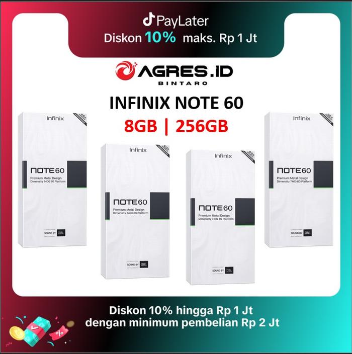 Promo [CREATOR] Handphone INFINIX NOTE 60 8GB 256GB GARANSI RESMI ...