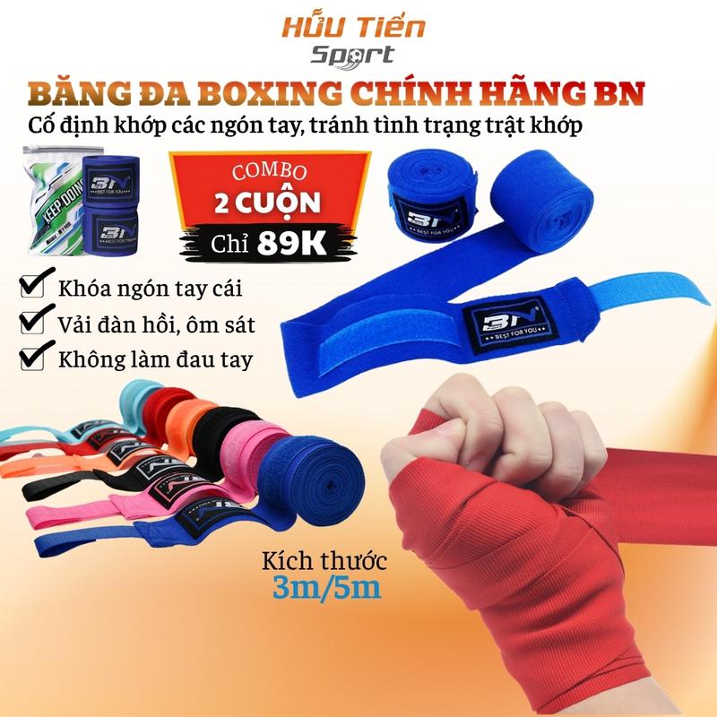 Băng Đa Boxing Wolon, Băng Quấn Tay Hỗ Trợ Đấm Bốc Muway Thái Võ Thuật Cố Định Giảm Chấn Thương