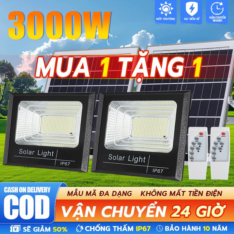 Đèn Năng Lượng Mặt Trời 3000W IP68 Chính Hãng - Tiết Kiệm Điện 100% - Ánh Sáng Trắng - Tuổi Thọ 50000 Giờ - Giao Hàng 24 Giờ - Bảo Hành 10 Năm đèn năng lượng mặt trời nhỏ mini đèn năng lượng den nang luong mat troi den nang luong đèn trang trí ngoài trời