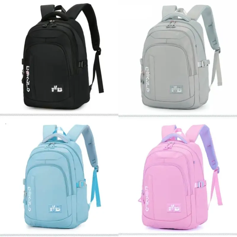 Tas Ransel Sekolah Polos/ Tas Sekolah Viral/ Tas Sekolah Korean Style/ Tas Sekolah Anak Laki Laki Dan Perempuam/ Tas Sekolah Anak SD, SMP, SMA/ Tas Anak Cowok Cewek/ Tas Ransel Laptop/ Tas Laptop Sekolah Fashion 4