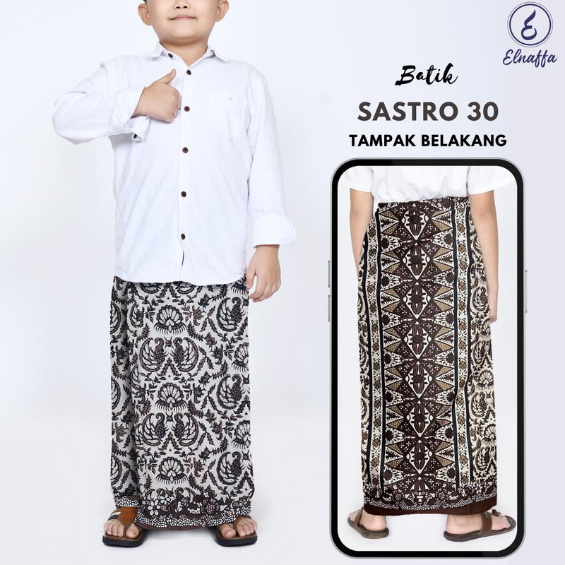 Elnaffa-Sarung Instan Anak Usia 2-8 Tahun, Sarung Anak Motif Batik GUS IQDAM 6