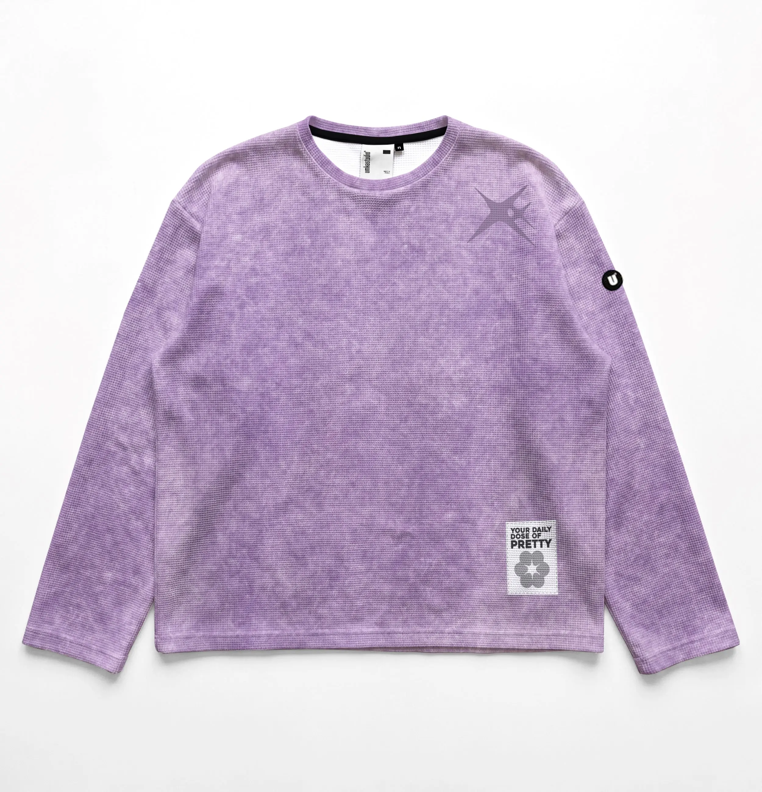 UMKASTUDIO WAFFLE KNIT - WASHED PURPLE