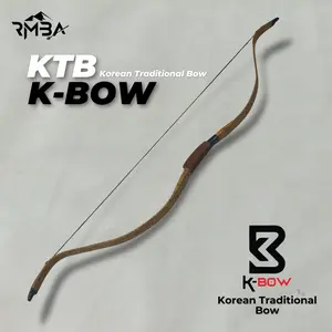 K-Bow KTB / Korean Traditional Bow / K-Bow / Busur Panah Horsebow Fiberglass Bending / Busur Panah Tradisional untuk Latihan & Lomba, Kuat, Fleksibel, Ideal untuk Pemula & Profesional