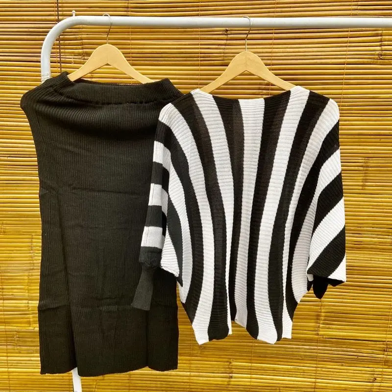 Alesha - STELAN RAJUT BATWING / RAJUT KELALAWAR SALUR PANJANG TEBAL 1