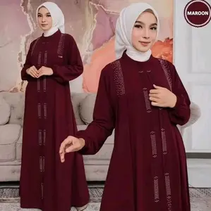 COD TAMARA GAMIS DRESS  S M LXL XXL XXXL PESTA KONDANGAN MEWAH ELEGAN BAHAN CRINKEL MIX SWAROSKI