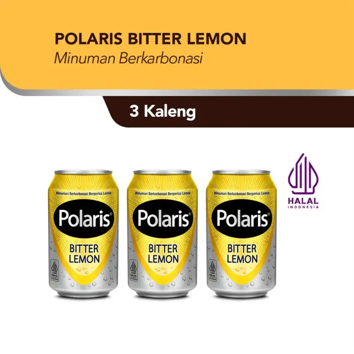 Polaris Bitter Lemon 330 ml isi 3pcs [08.2026] 0