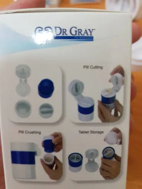 penggerus obat alat penghancur obat penggerus Pemotong tablet pill cut simpan drgray cut crush [PCB] 5