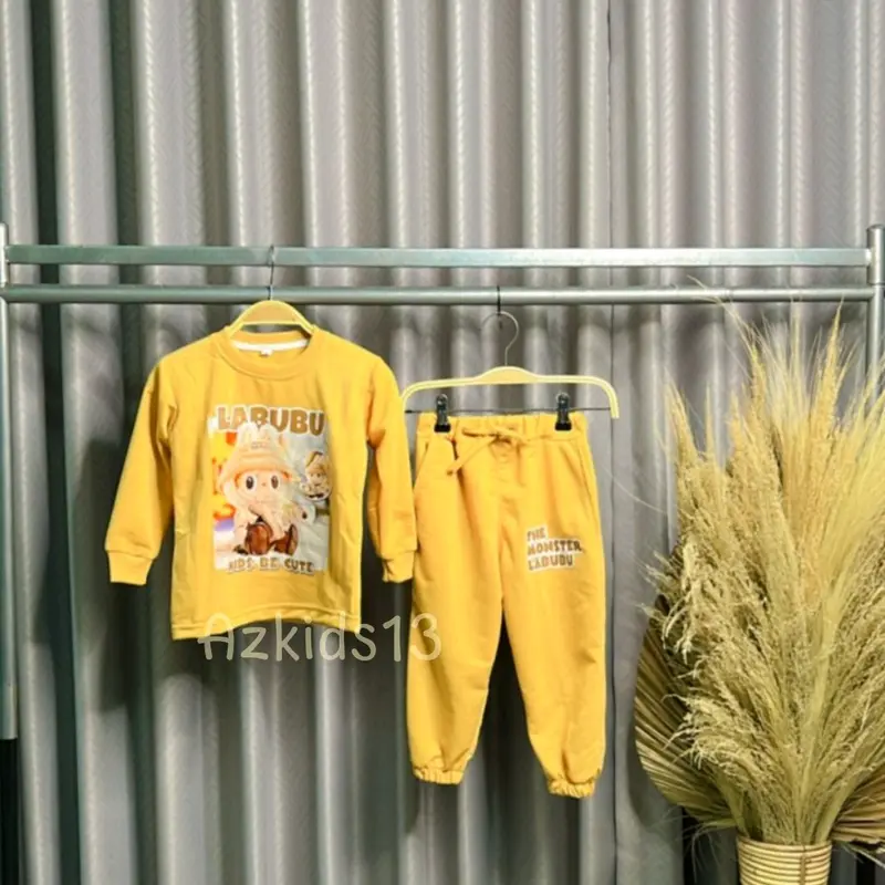 Setelan anak terbaru lalabu 2-10Thn cewe/cowo bisa pake Parsel Unisex 5