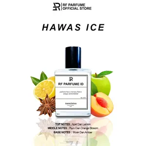 HAWAS ICE - Parfum Pria Wangi Fresh Mewah Cool Tahan Lama Seharian Inspired Parfum 50ml By RF PARFUME