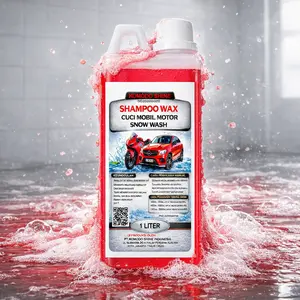 SHAMPOO WAX SALJU 1 LITER CUCI MOBIL MOTOR BASMI KOTORAN MEMBANDEL Car Kendaraan
