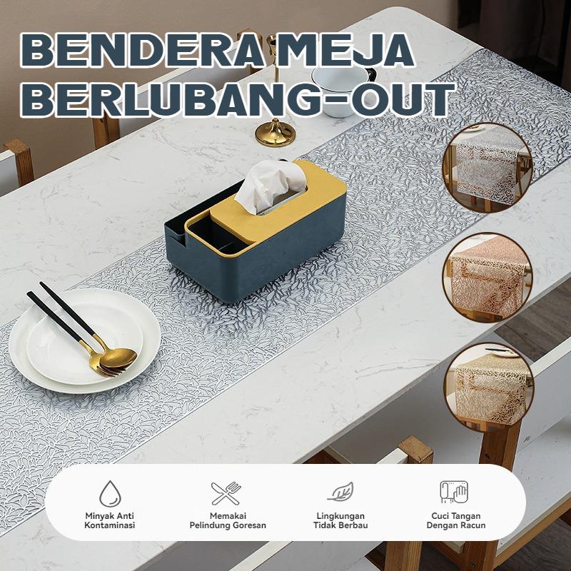 "Taplak Meja Tamu Besar dengan Insulasi Anti Panas dan Tahan Air, Bendera PVC Tikar Barat Kualitas Tinggi"