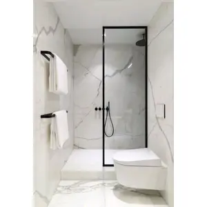 Sekat Kamar Mandi kaca Tempered 10 mm