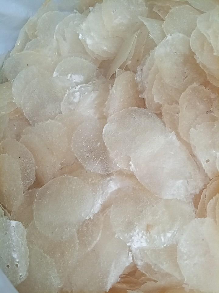 Product Introduction of TERMURAH 1KG KERIPIK KACA MENTAH BULAT TIPIS LANGSUNG DARI PRODUSEN (PABRIK) KRIPCA / KIRCA / PIKCA / BELEDAG / MAKANAN RINGAN  Snack Cemilan Kripik terbuat dari Singkong 0