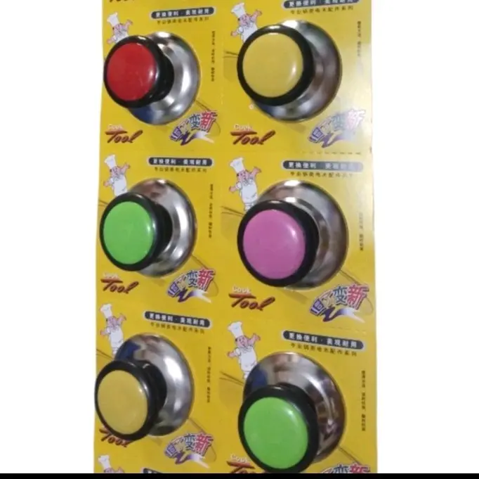 knop tutup panci pentol panci warna knop panci universal stainless still dan bahan plastik