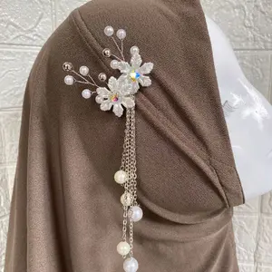 bros hijab juntai 2 bunga permata