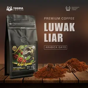 Kopi Luwak Liar Asli Arabica Gayo Premium – Tihuma Coffee | Aroma Kuat, Rasa Halus