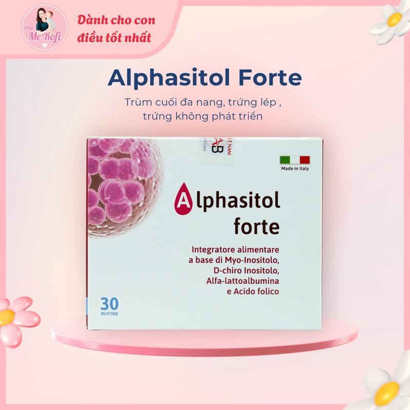 ID1 ALPHASITOL FORTE Đa Nang hộp 30 gói hỗ trợ sức khoẻ nữ giới - Mẹ Rofi