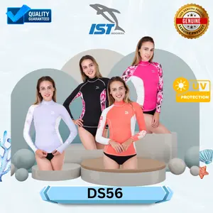 Baju Pantai women Long Sleeve Rashguard DS56 IST