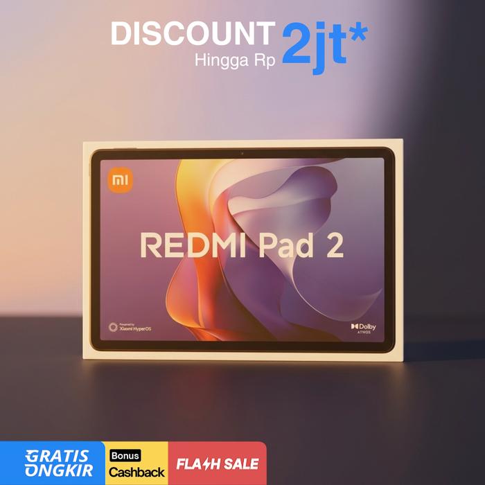 Gambar Xiaomi Redmi Pad 2 MediaTek Helio G100-Ultra 4/128GB 11" Inch Garansi Resmi - Grey dari MisterPonsel Kota Administrasi Jakarta Pusat Tokopedia