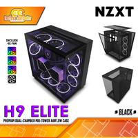 Gambar CASING NZXT H9 Elite - Dual-Chamber Mid Tower ATX Tempered Glass dari Techno Computer Bali Kota Denpasar 1 Tokopedia