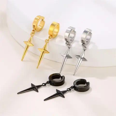 Product Introduction of Anting Bintang Aeronshiki Terbaru Anti Karat dan Luntur untuk Pria dan Wanita - Earrings Hadiah 9