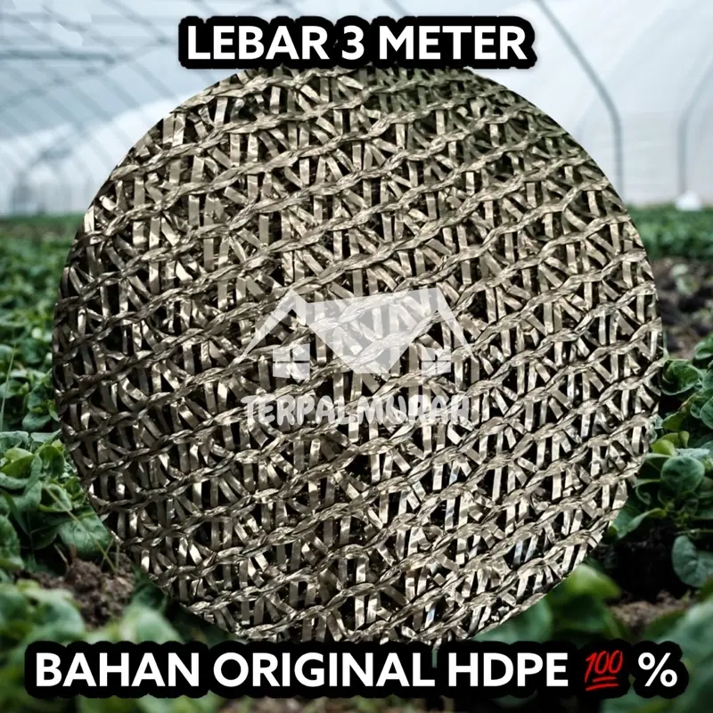 termurah❗️Paranet 75% Korea Lebar 3 Meter GRADE A Rajut V Tebal Awet Murah (jaring shading net) 1
