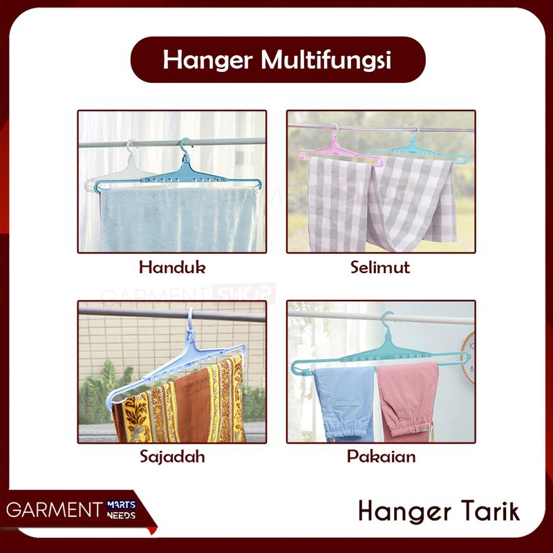 Gantungan Tarik Hanger Handuk Lebar Untuk Sajadah Karpet Kuat Bagus 5