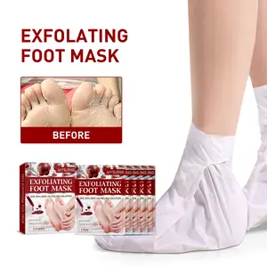 sport【COD Murah】Foot Mask Exfoliating: Moisturizes and rejuvenates skin, removes calluses,exfoliates dead skin, hydrates and nourishes, for beautiful feet