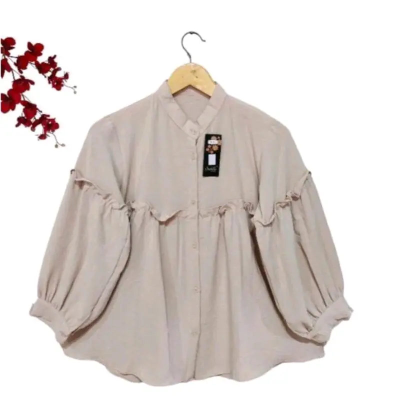 BLOUSE anak / Blouse Anak Perempuan / Blouse bahan Crinkle Airflow Premium usia 1-12 tahun Anak-Anak Model NAIRA 2