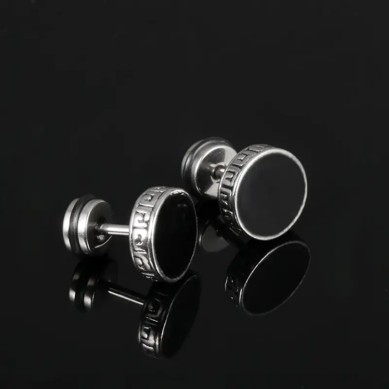 [COD] OLEVS anting tindik kualitas tinggi, anting barbel,anting cowok keren,tindik pria wanita anti karat earring-GE302 6