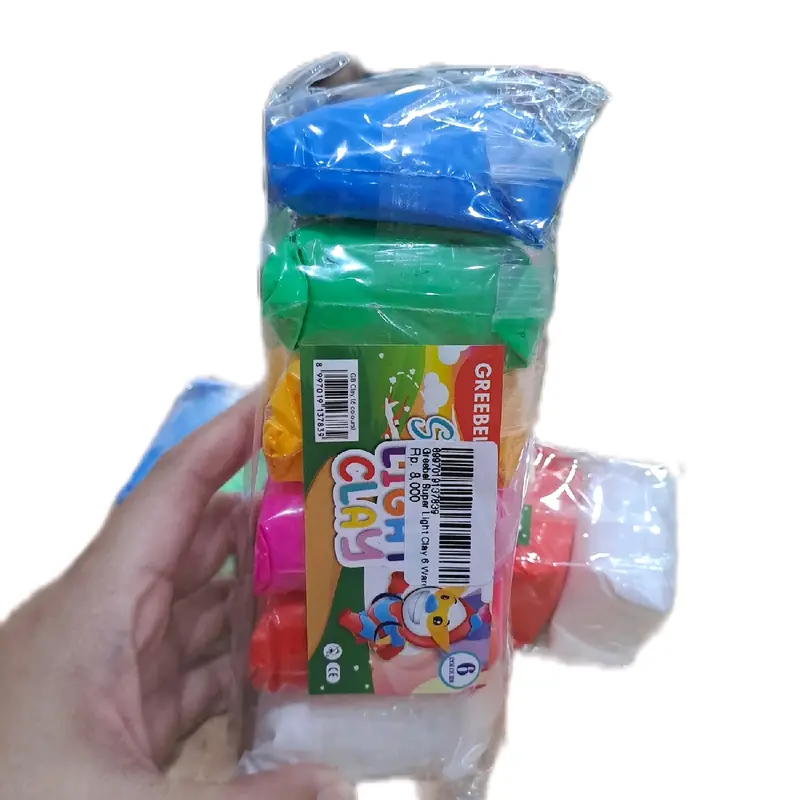 clay warna greebel super light clay 6 warna 3