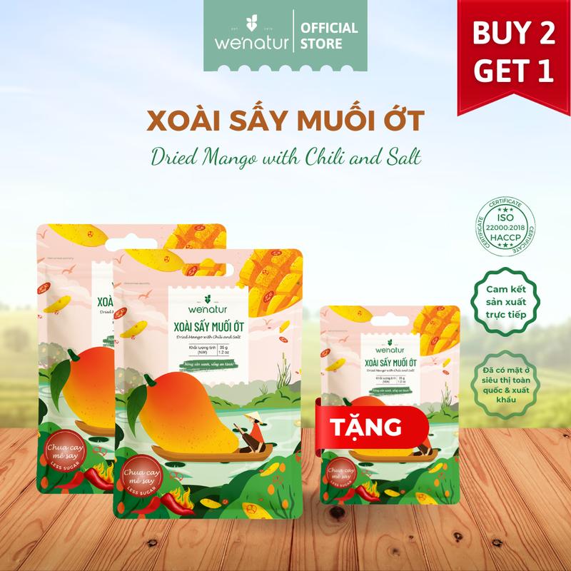Combo 2 Xoài sấy muối ớt 35G
