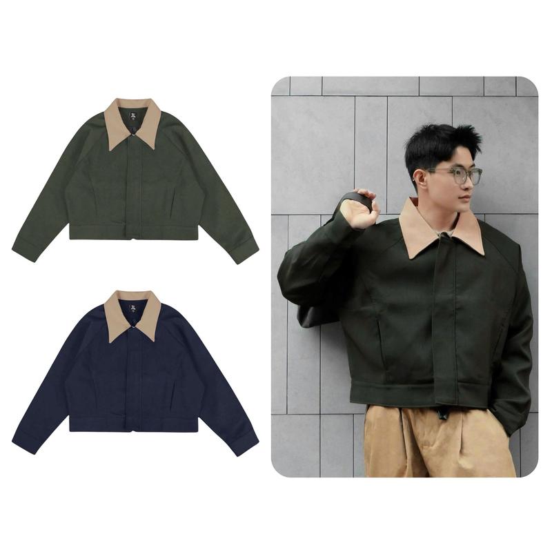 Áo Khoác Jacket Cooper Jack Lane Áo khoác phối cổ bẻ nam nữ chất vải ruby bền bỉ và ít nhăn form boxy tôn dáng