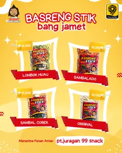 BASRENG STIK BANG JAMET 250 GRAM  | GURIH DAN PASTINYA SANGAT ENAK Cemilan Sambal Food Rawit Snack Tapioka