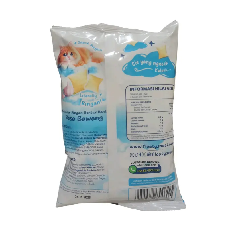 Floaty Snack Cemilan Ringan Rasa Original 60gr 1