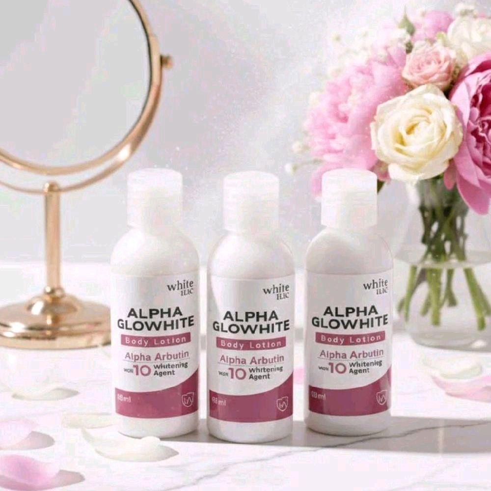 [60ml] Alpha Glowhite Body Lotion Whitening & Moisturizing| Body Cream Body Lotion Menghidrasi Kulit