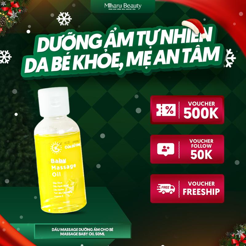  Dầu massage dưỡng ẩm cho bé - Massage Baby Oil 