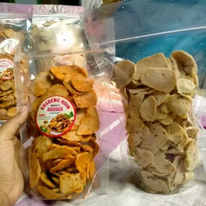 Basreng koin pedas daun jeruk homemade