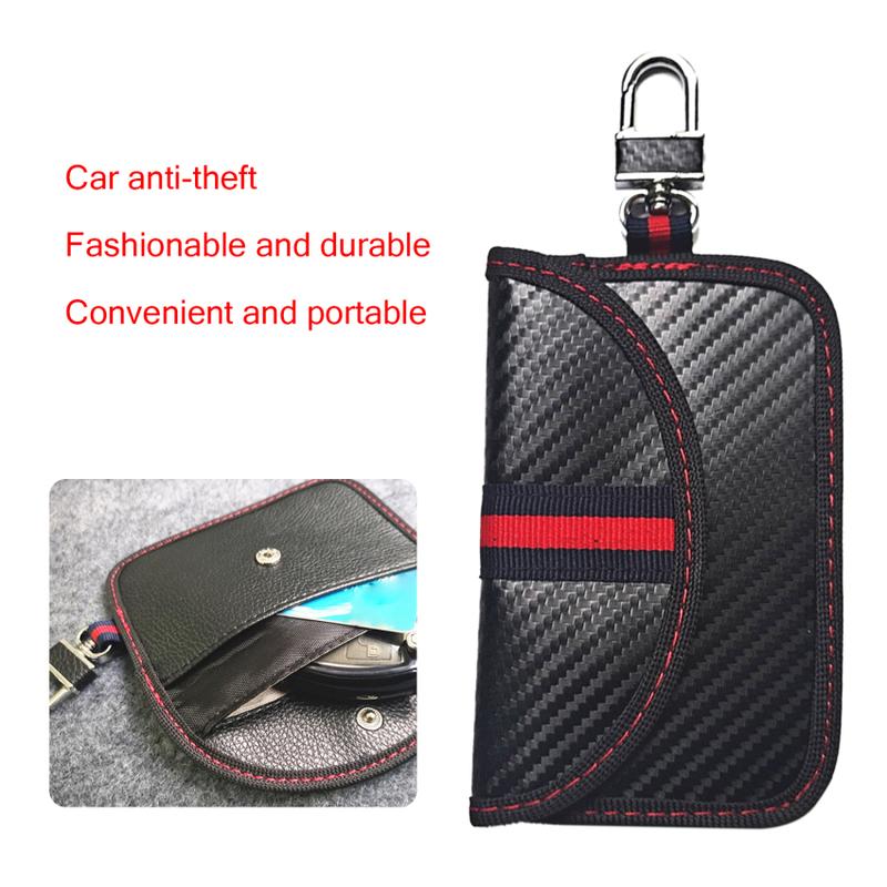 Product Introduction of Faraday - Beg kunci kereta RFID, Kantung penyekat isyarat, Sarung keselamatan kereta, Anti-kecurian, kemasukan jauh, Perlindungan Fob Pintar 12