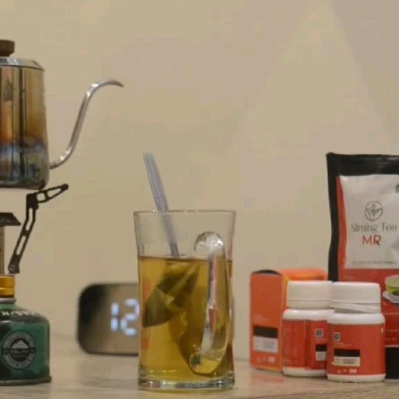 Teh Detox Herbal Hijau untuk Pencernaan Lancar - Muslim, Greentea 3