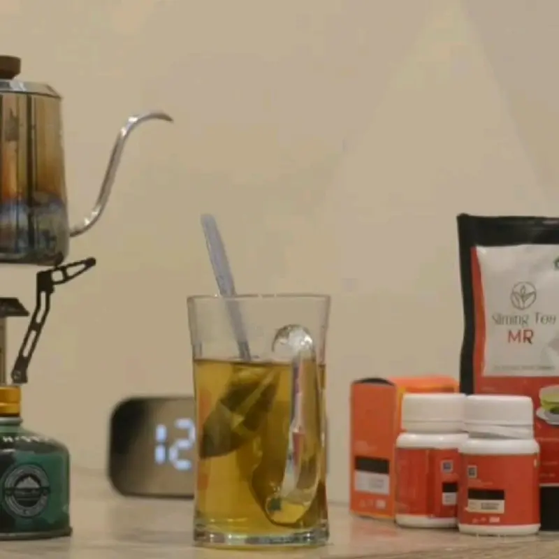 Teh Detox Herbal Hijau untuk Pencernaan Lancar - Muslim, Greentea 3