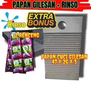 BONUS RINSO 12 pcs GILESAN KARET CUCI BAJU PENGGILESAN BAJU
