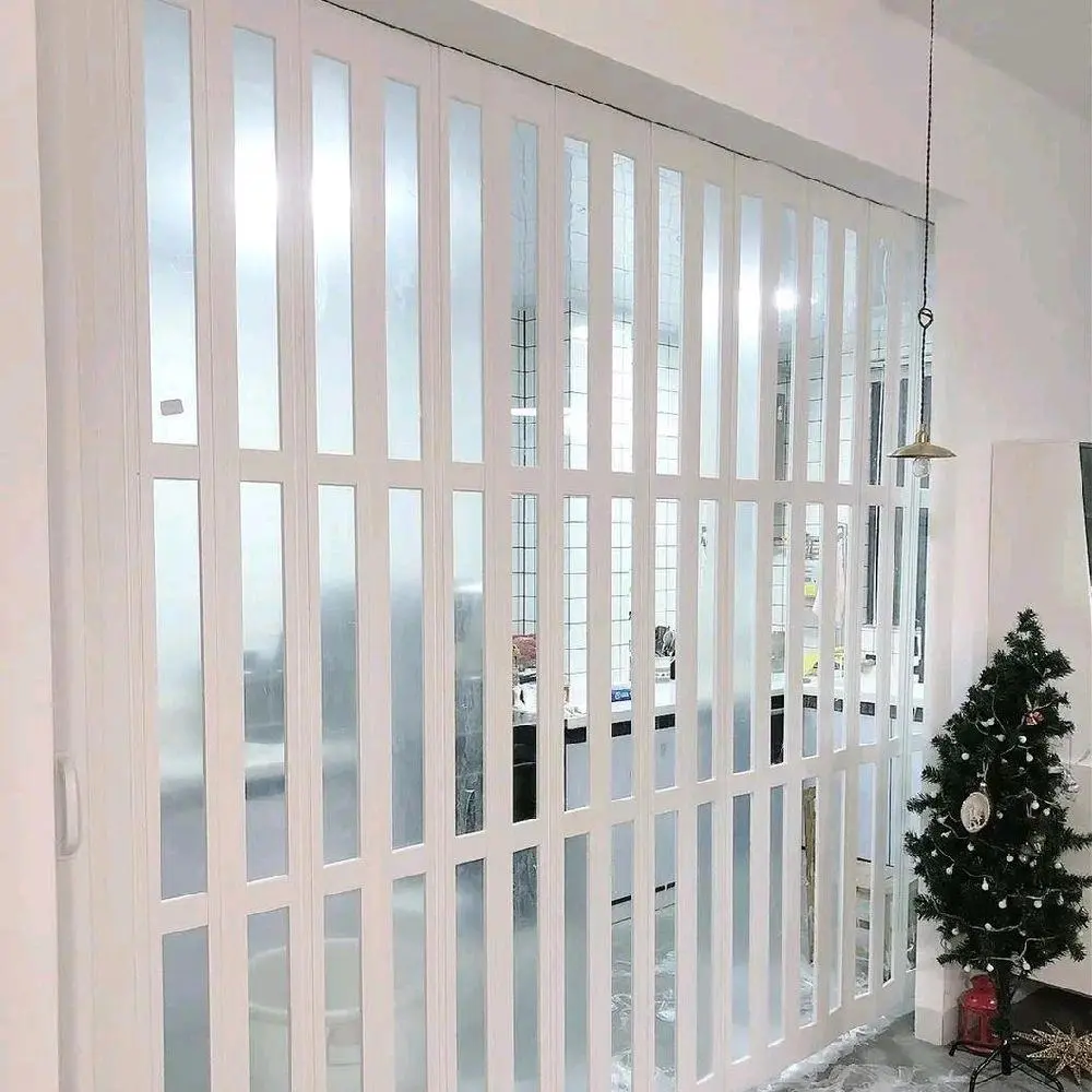 FLASH SALE PINTU GESER PVC / PINTU KACA BLUR, BUREM / FLOODING DOOR / PINTU PENYEKAT RUANGAN,MINIMALIS